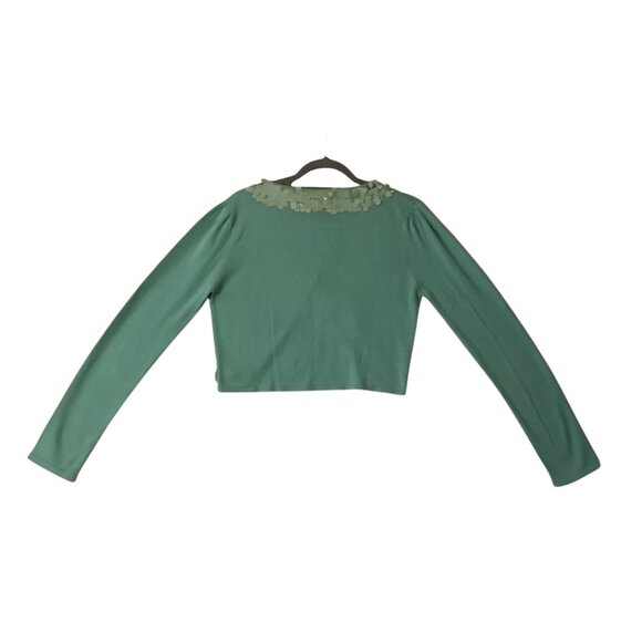 Shine New York Women Sequin Embellished Silk & Cashmere Cardigan Sweater Size M - Picture 6 of 8